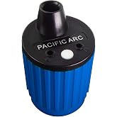 Pacific Arc Hand Held Rotary Lead Pointer with Sharp and Blunt Settings and Lead Cleaner, Blue
