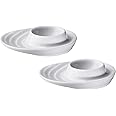 Küchenprofi 2-Piece Set of 2 Cups with Oval Base, White Porcelain Holders for Hard or Soft Boiled Eggs, 3.5-Inch by 4-Inch