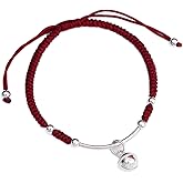 Protection Bracelet for Women and Men Real 925 Sterling Silver Lucky Bell Amulet Red Rope Bracelet Handmade String Adjustable Jewelry Gift
