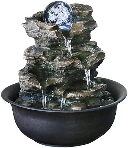 agua led crystal ball humidificador