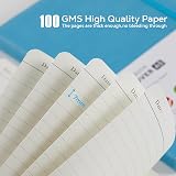 FOCUS DAY 2 Pack A5 Faux Leather Hardback Journal 160 Pages 100gsm 14.5 x 21.3 view 3
