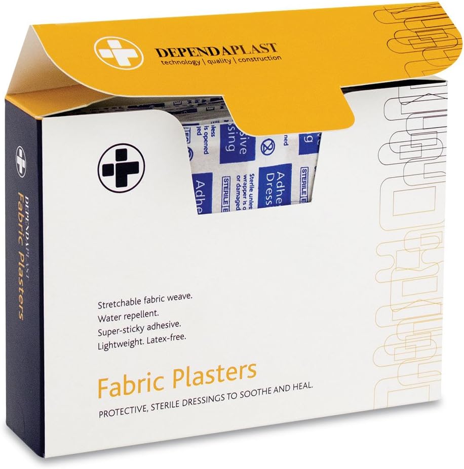 Dependaplast Advanced fabric plasters 7.5cm x 5cm - Hi Tech Lightweight, Water-Repellent, Flexible, Super-Sticky Adhesive - Box of 50 - Image 4