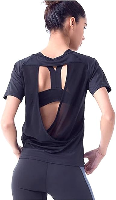 open back yoga top