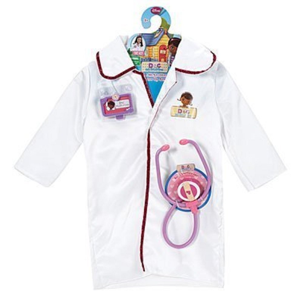 Disney Doc McStuffins Dress Up Doctor Coat Costume Set by Just Play