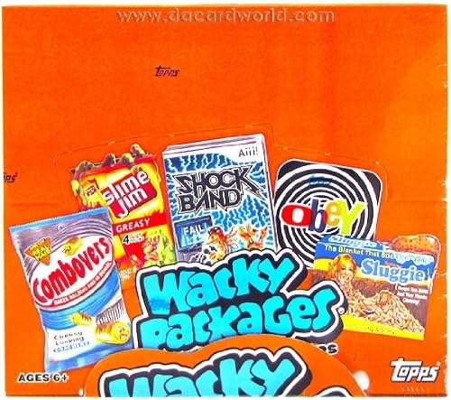 2012 Topps Wacky Packages Packs Series 9 Sticker Cards HOBBY Box - 24 packs / 8 cards