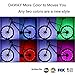 DAWAY Bright Led Bike Wheel Light A01 Waterproof Bicycle Tire Light Strip, Safety Spoke Lights, Cool Bike Accessories, Light Up Wheels, Lightweight, 2 Modes, Include Battery, 1 Year Warranty, White