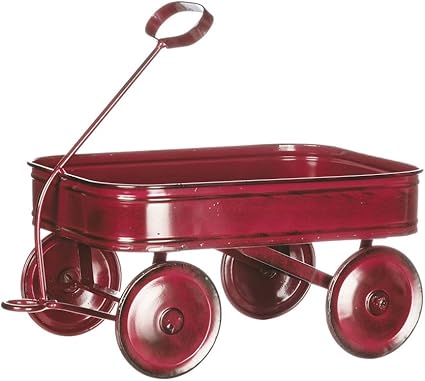red steel wagon