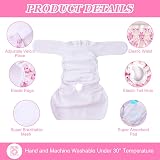 Aomig Reusable Dog Nappies 3 Pcs Absorbent Washable Female Pet Diapers L view 4