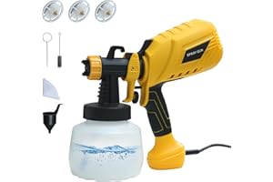 KUALEISAI Paint Sprayers for Home Interior, HVLP Paint Sprayer for House Painting, Paint Sprayer Gun, Paint Guns for House Painting, HVLP Spray Gun, Power Paint & HVLP Sprayers