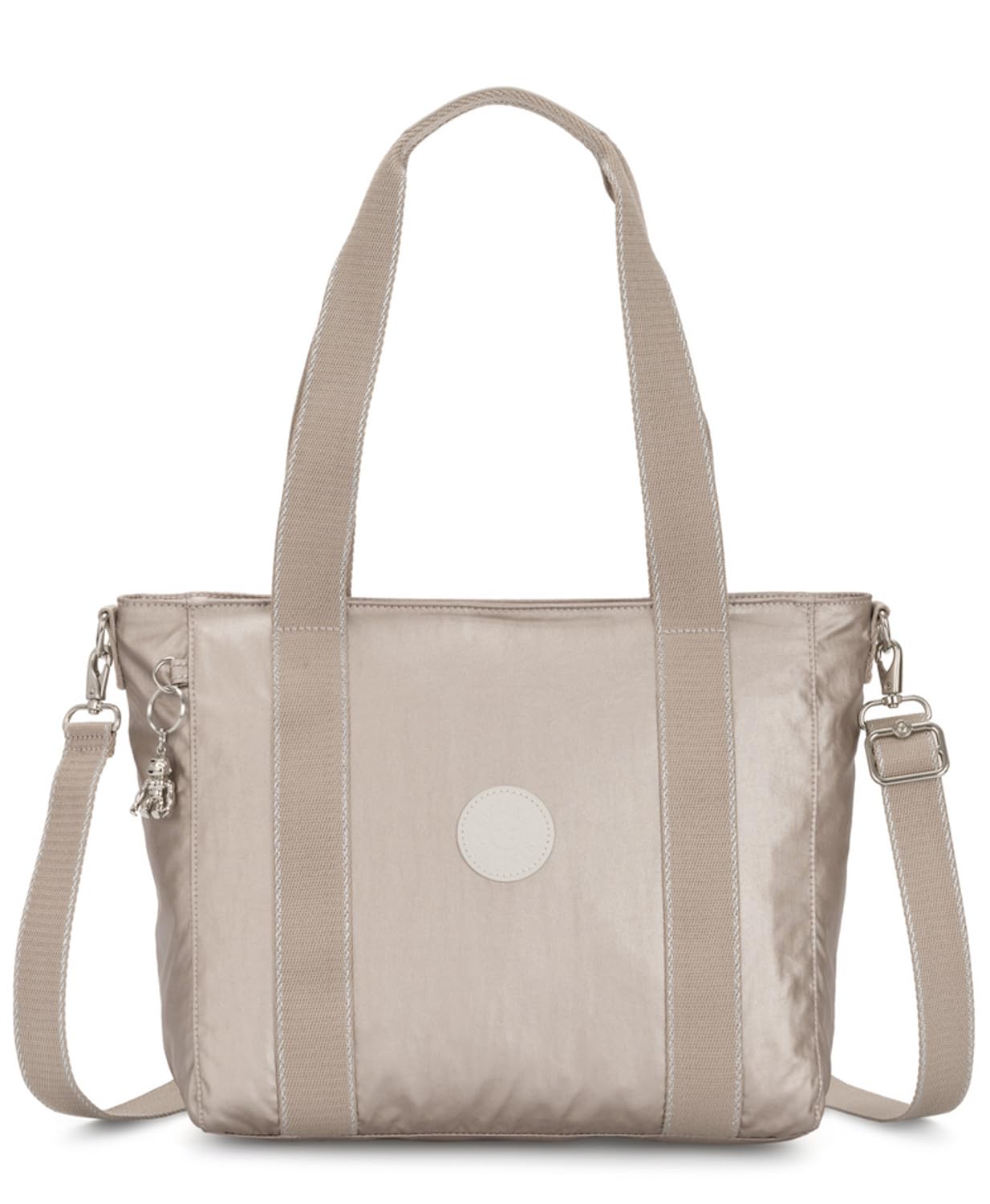 Kipling ASSENI S Small tote, Totes, Metallic Glow (Silver)