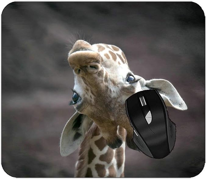 Gaming Mouse Pad Funny Giraffe Mouse Pad for Home Office