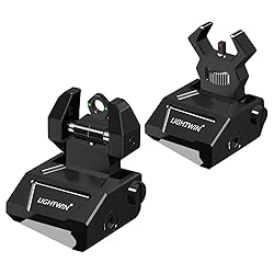 LIGHTWIN Fiber Optic Iron Sights Flip Up A2 Front