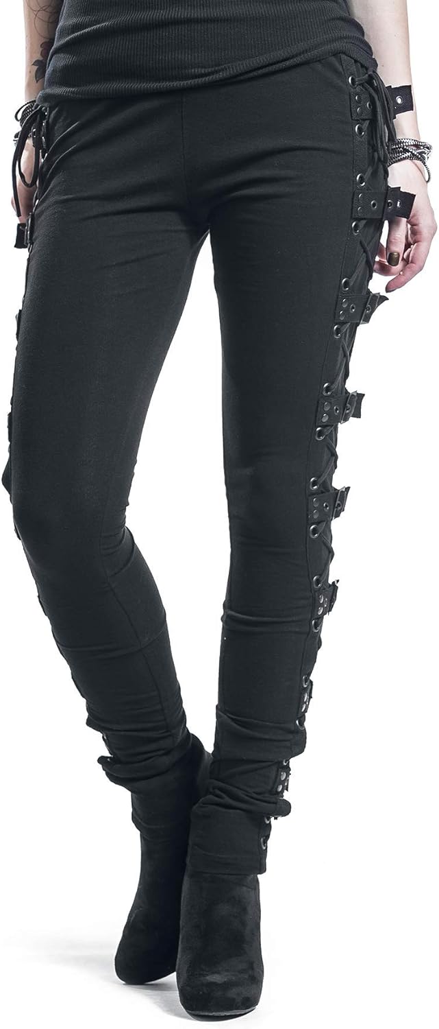 Gothicana by EMP Built for Comfort Donna Leggings Nero Skinny