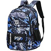 MATMO Kids Camo Backpacks Graffiti Camouflage Backpack Boys and Girls School Backpack