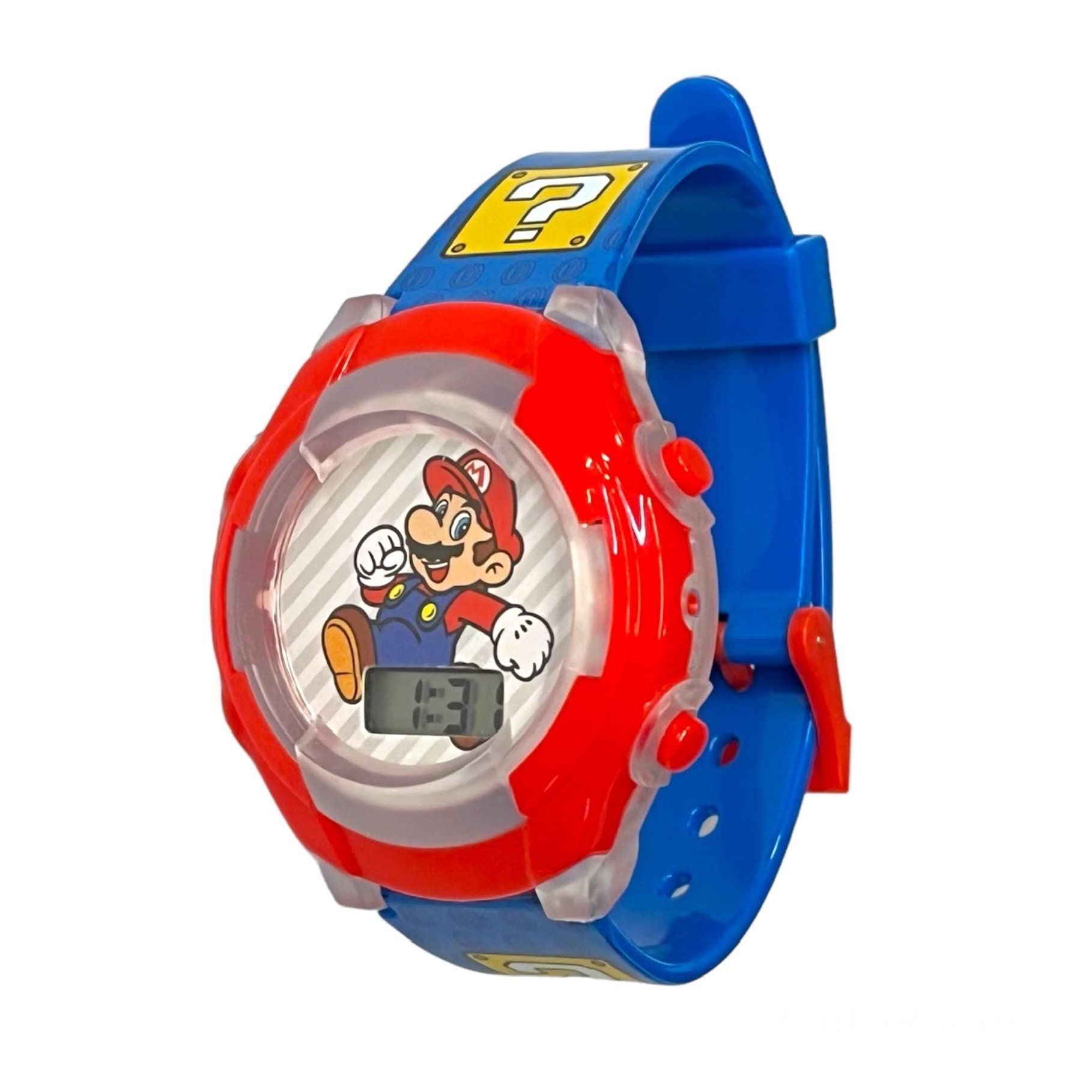 Accutime Super Mario Light-Up Digital Watch: Time for Adventures! (Ages 3+)