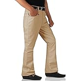 Laverapelle Men's Genuine Lambskin Leather Pants (Black, Leather Jeans) - 2304004