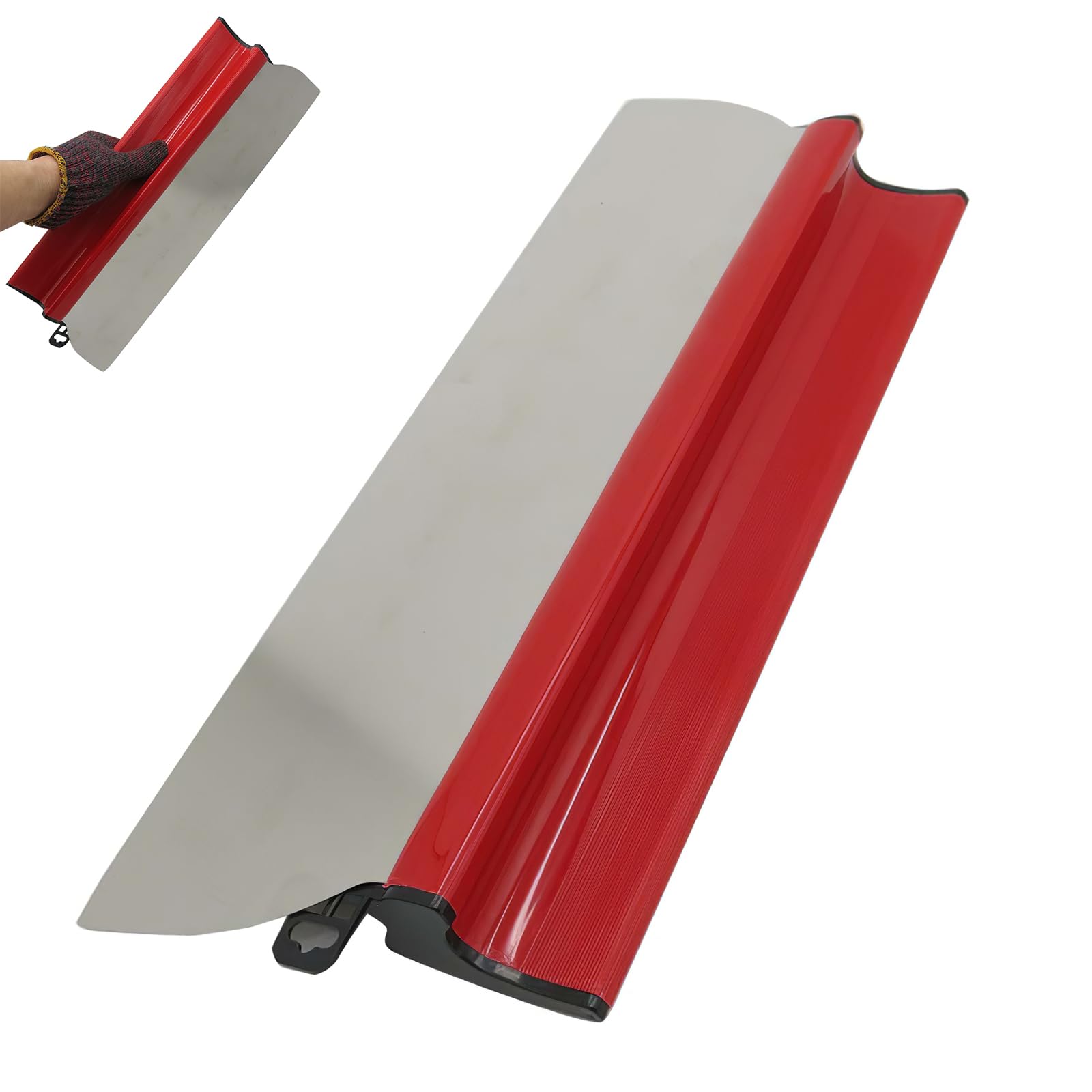 Drywall Skimming Blade, High Grade Skimming Plastering Spatula, Professional Durable Plastering Trowel Speed Skim Plastering Tools for Cement and Concrete Wall-Board Wall Plastering Tools (25CM)
