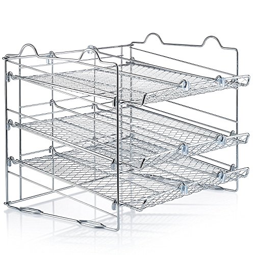 Sagler Chrome Stackable Can Organizer, Can Rack Holds up to 36 Cans,