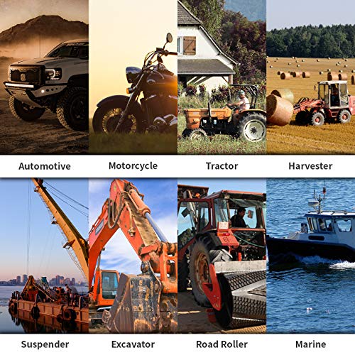 UTOOL Grease Gun, 8000 PSI Heavy Duty Pistol Grip Grease Gun Set with 14 oz Load, 18 Inch Spring