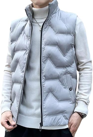Amazon Alppv メンズ ダウンベスト ベスト メンズ おしゃれ ベスト カジュアル 中綿ベスト 秋 冬 ダウンベスト メンズ トップス アウター お洒落 防寒 ベスト 登山 防風グレーal 5 ベスト 通販