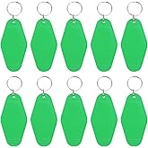 PATIKIL Vintage Motel Keychain, Blank Hotel Keychains Key Tag,