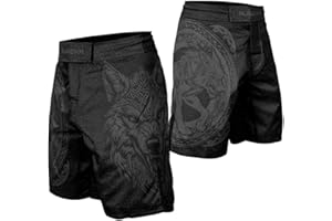 AUREIKA Viking MMA Shorts for Men – Fight Trunks for BJJ No-Gi Muay Thai Wrestling and Combat Sports