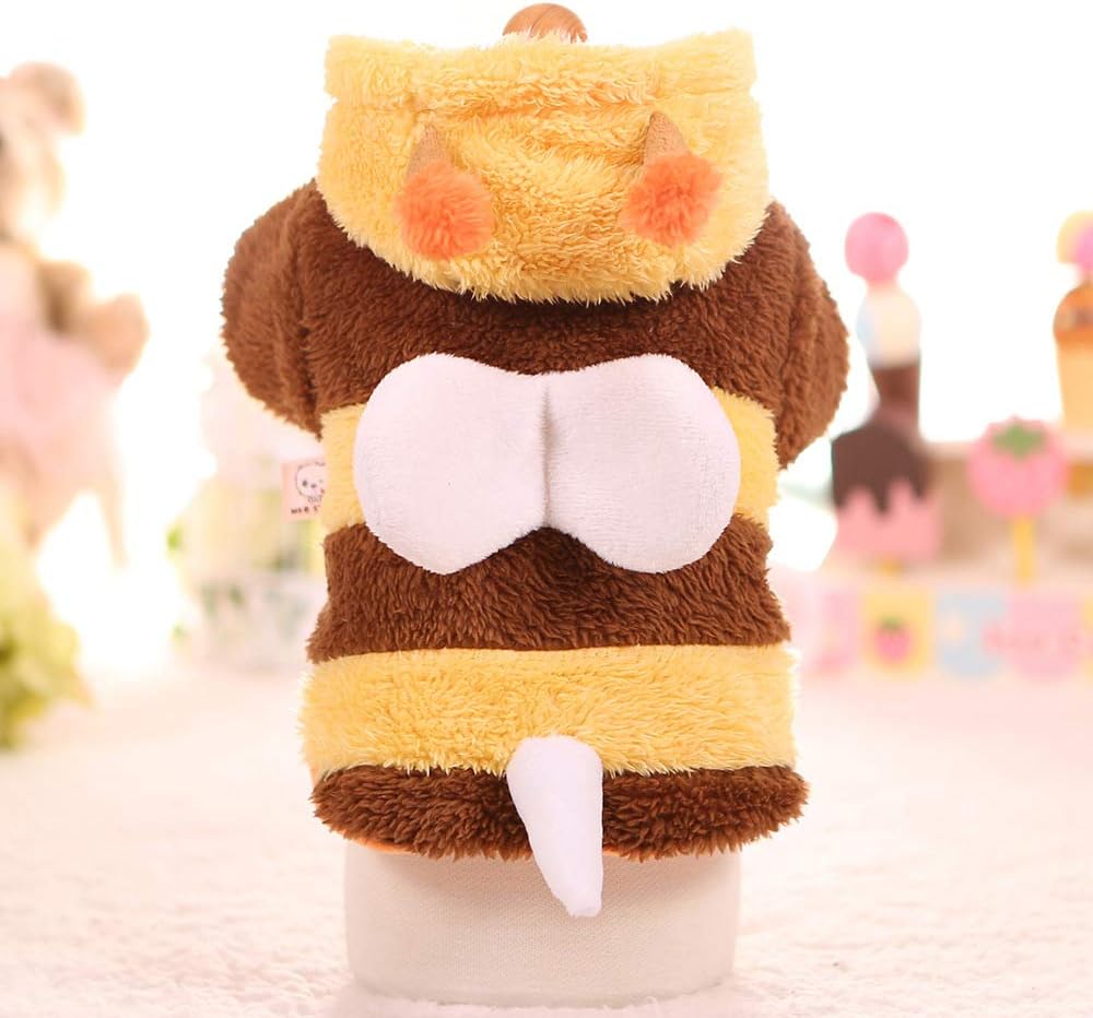 meihejia Cute Bee Small Dog Costume Funny Puppy Clothes Cat Sweater