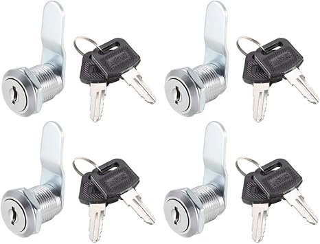 Amazon Uxcell カムロック クローム仕上げ mmキー付き 4個 住宅用設備 製品