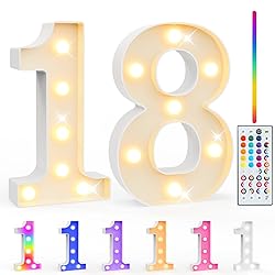 Pooqla 18th Birthday Decorations for Girls Boys, 35