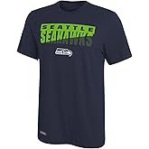 New Era NFL Men's Scoreboard Dri-Tek Short Sleeve Tee, Seattle Seahawks Small