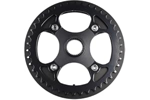E-bike Chainring Crankset 42T, 104mm for BCD, Steel, for For Bafang M200/M215/M300/M315/M400/M410 Electric For Bike Parts