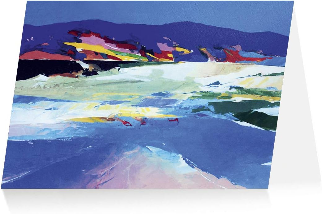Royal Academy of Arts Donald Hamilton Fraser Landscapes Set of 6 Art Greeting Cards (17 x 12 cm), gold|blue|black|green - Image 4