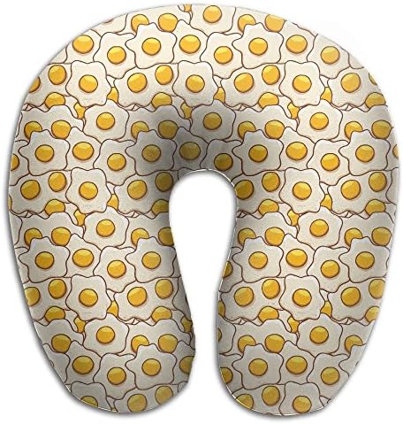Fried Eggs Super U Type Pillow Neck Pillow Outdoor Travel Pillow Relief Neck Pain