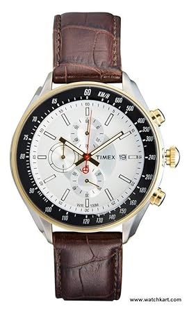 E Class Chronograph White Dial Mens Watch - T2N157
