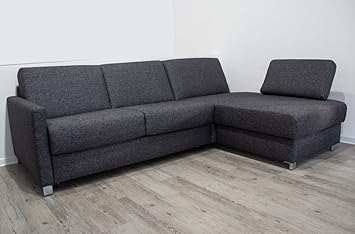 Hamburg Luxury Corner Sofa Bed Futon With Slatted Base And Mattress Amazon De Kuche Haushalt