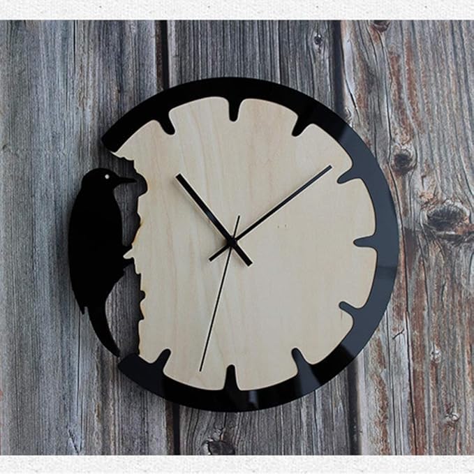 ZJP-dzsw Hermosa Reloj De Pared Creativo Retro Europeo, Material De