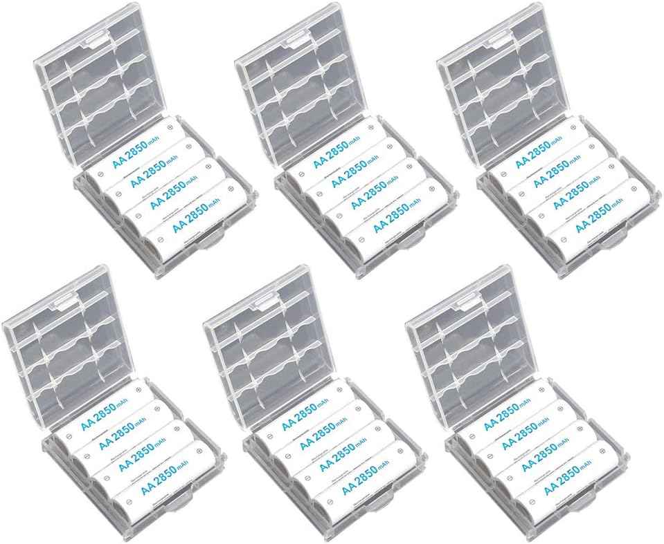 LiBatter - Caja de Almacenamiento para Pilas AA o AAA (6 Unidades): Amazon.es: Electrónica