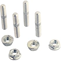 9/27出品分 4号鉢 6点セット（TOWER・CRACK・STUDS） Exhaust Port Studs Nuts Kit Fit for 1984-2015 Harley Sportster,Big