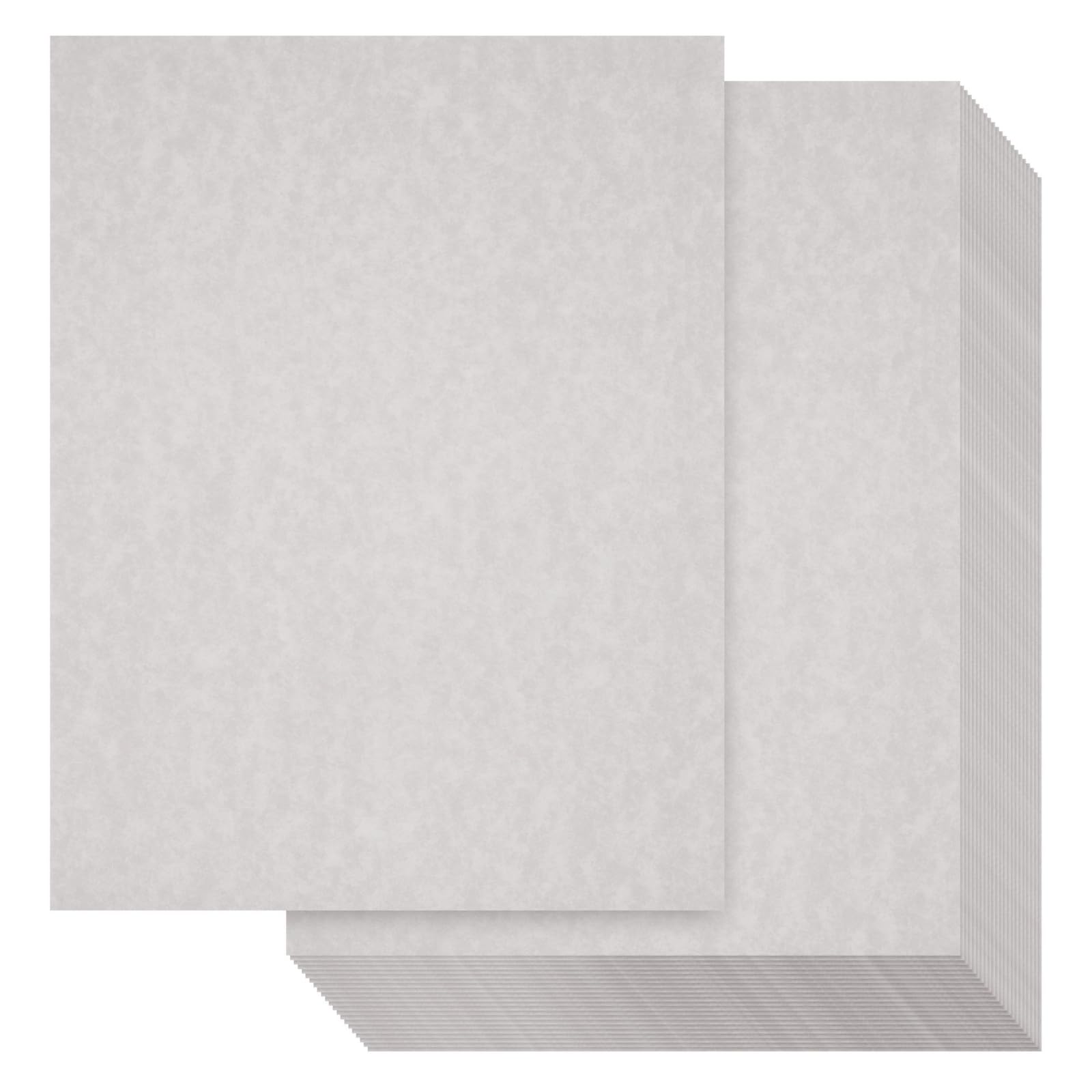 Photo 1 of Best Paper Greetings Certificate Paper - 8.5 x 11 in Light Gray - Vintage 90 GSM Textured Parchment Paper for Printing & Writing Diplomas & Award Certificates - 96 Sheets