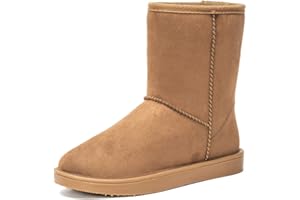 DKSUKO Women's Classic Waterproof Snow Boots Winter Boots