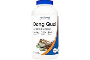 Nutricost Dong Quai 565mg, 240 Capsules (Angelica Sinensis) - Vegetarian Caps, Non-GMO, Gluten Free