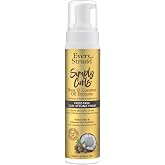 Every Strand Simply Curls Mousse 8 oz, Curl Defining and Volumizing Foam for Wavy, Curly, and Coily Hair, Lightweight Hold for Twist-Outs and Wash-and-Go Styles