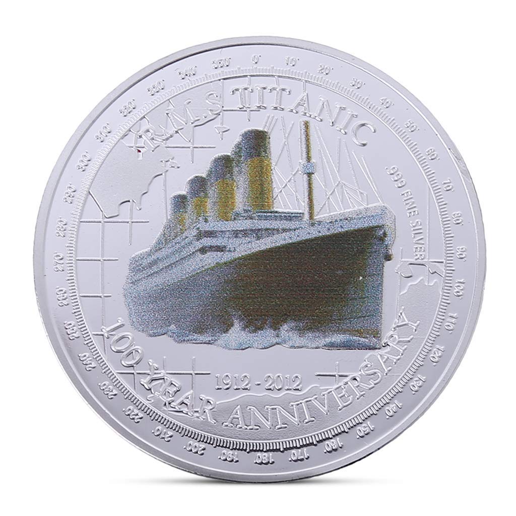 HARMILIY 100th anniversary Of Titanic Commemorative Coin Collection Gift Souvenir Art Metal Antiqu