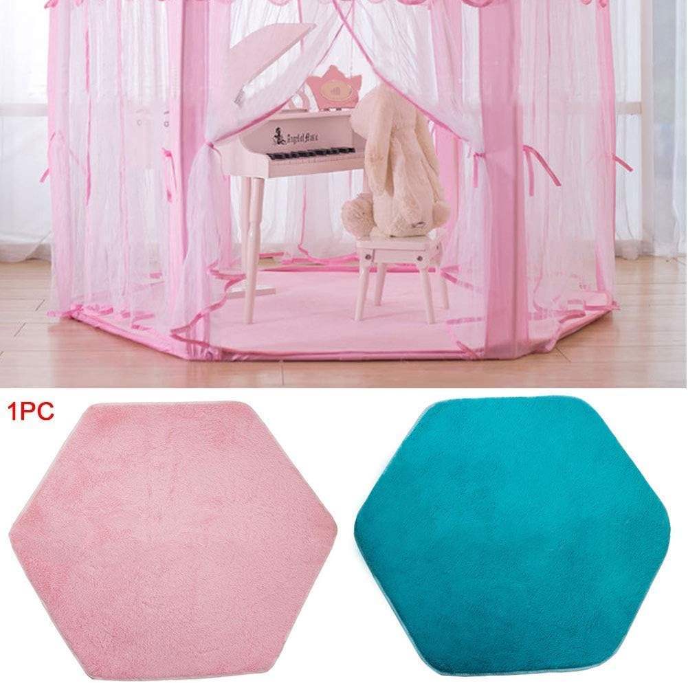 Rose Free Size Pour Enfants Piece Chambre De Bebe Decor Maison Dortoir Hexagonale Tapis Pour Maison De Jeux Princesse Tente Jeu Enfants Chateau Gshhd0 Ultra Doux Tapis Ameublement Et Decoration Decoration De