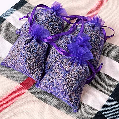 Dried Lavender Flower Buds Sachets 18 Packs 100 Natural Dried Lavender Flowers for Home
