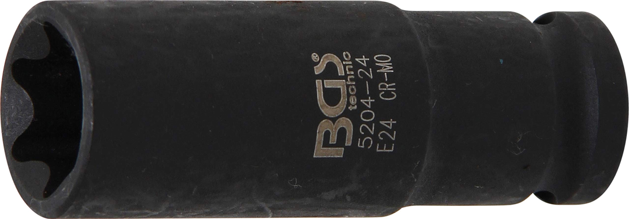 BGS 5204-24 | Impact Socket E-Type, deep | 12.5 mm (1/2") Drive | E24