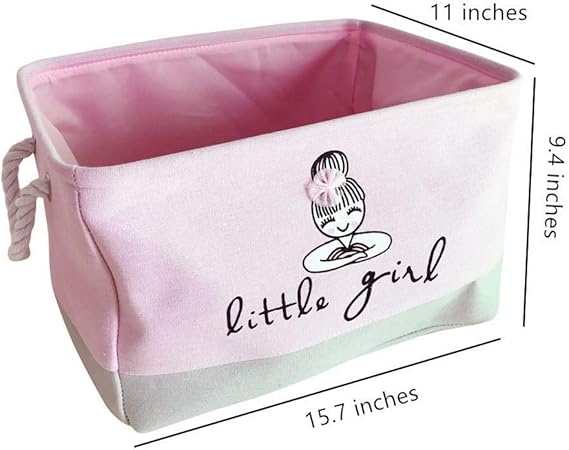 baby girl nursery storage baskets
