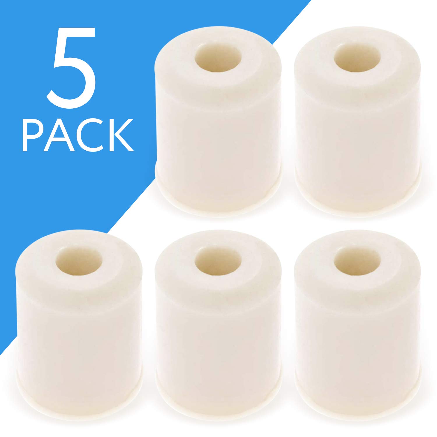 Mixer Feet Compatible With KitchenAid (5-Pack) - Universal Replacement Rubber Feet Compatible with KitchenAid Stand Mixers - Replacement for 4161530 and 9709707 Foot