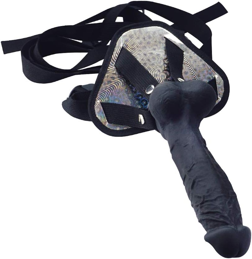 ZLBF Silicone Double Penetration for Couples Toy Black -NMDJHM
