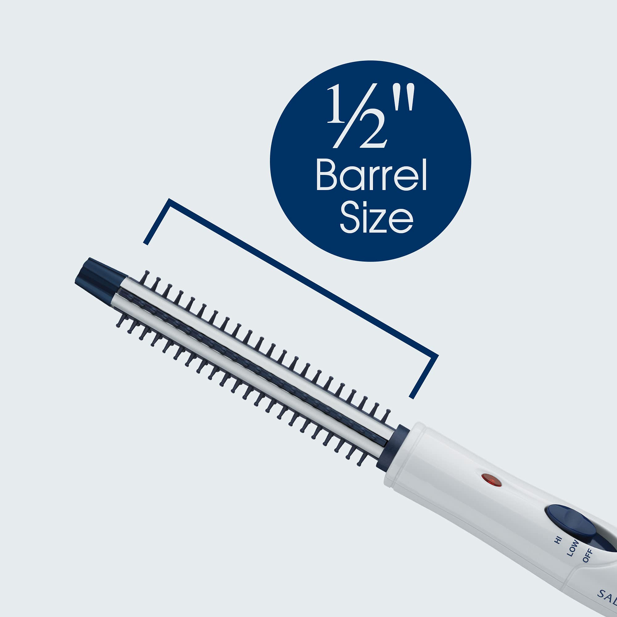 Hair Styling Brush Iron | Smooth 2nd Day Hair Styles (1/2 in)